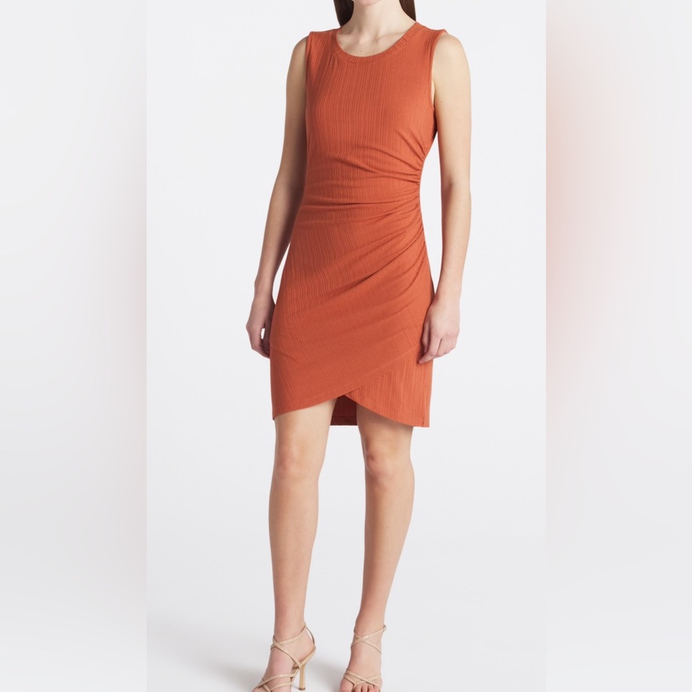 Sleeveless Rust Dress